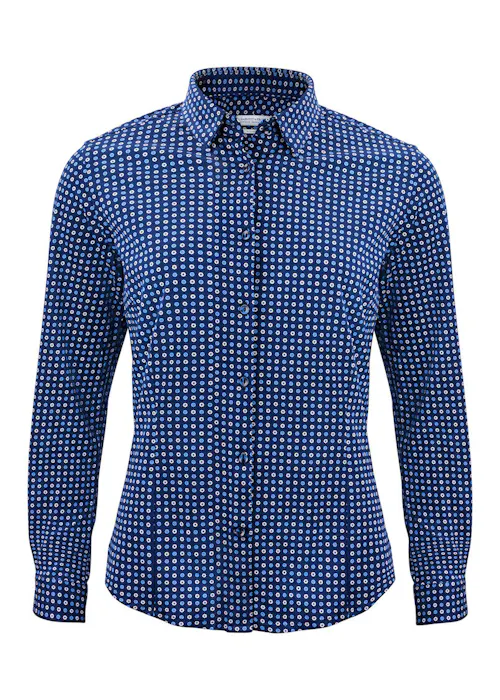 J. Harvest & Frost Indigo Bow 131 2913103 Hemd Pique Dames