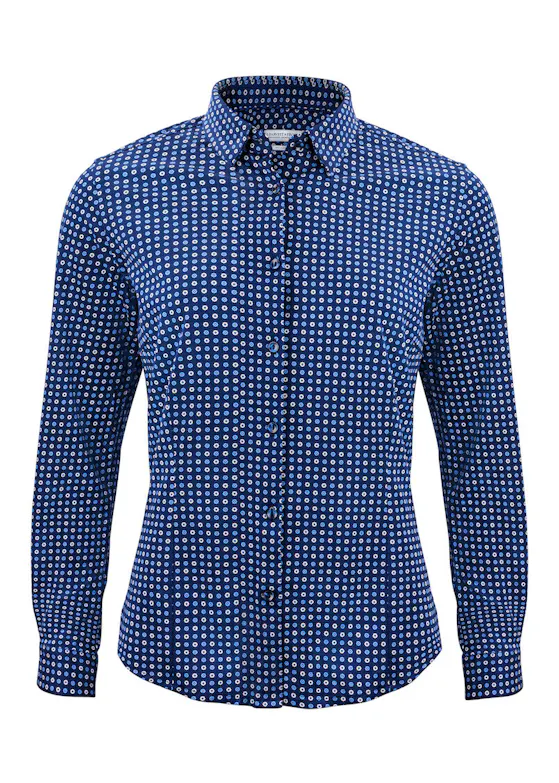 J. Harvest & Frost Indigo Bow 131 2913103 Hemd Pique Dames