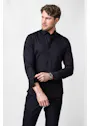 J. Harvest & Frost Indigo Bow 132 2913202 Hemd Slim Fit miniatuur