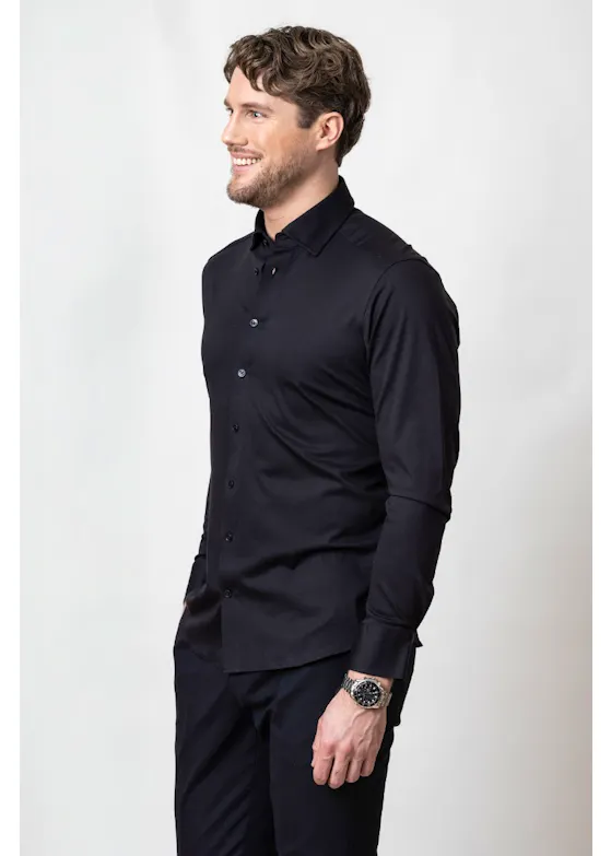J. Harvest & Frost Indigo Bow 132 2913202 Hemd Slim Fit