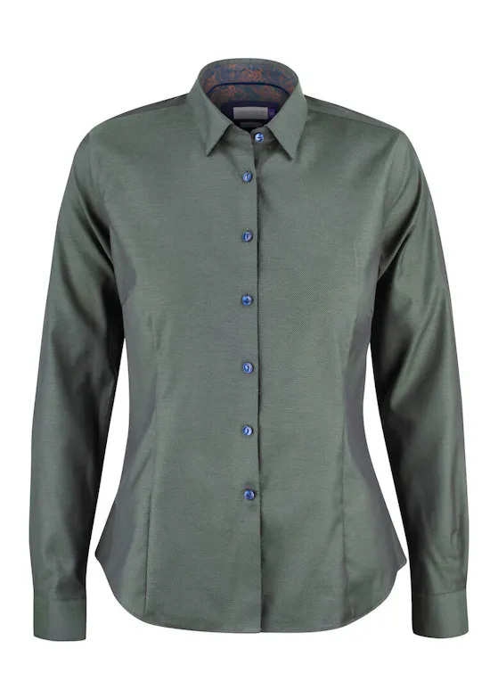 J. Harvest & Frost Purple Bow 142 2914203 Damen Stretch-Hemd