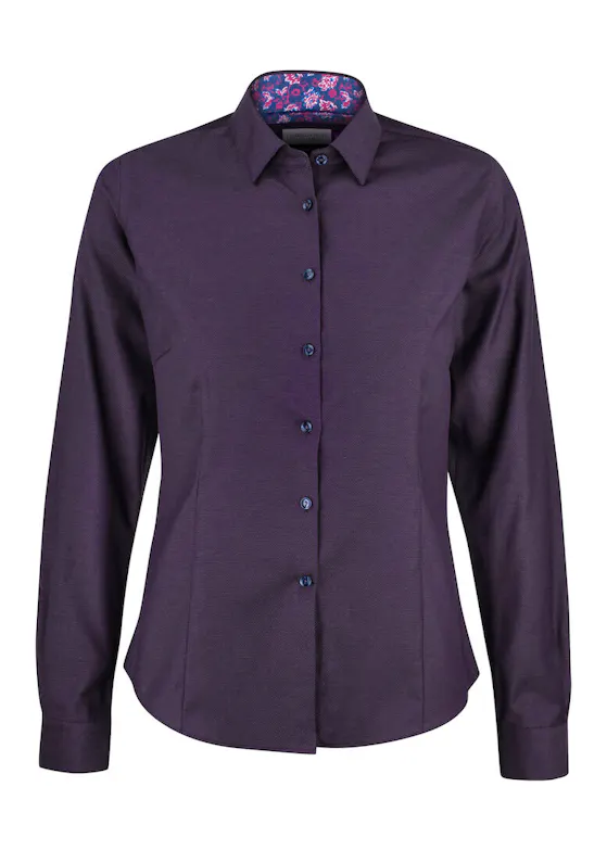 J. Harvest & Frost Purple Bow 142 2914203 Damen Stretch-Hemd