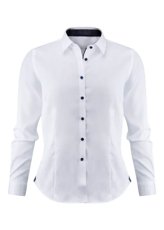 J. Harvest & Frost Purple Bow 146 2914603 Hemd Regular Fit Dames