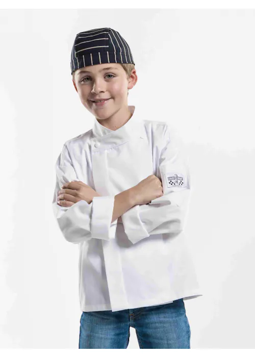 Chaud Devant Kids weiße K T Kochjacke