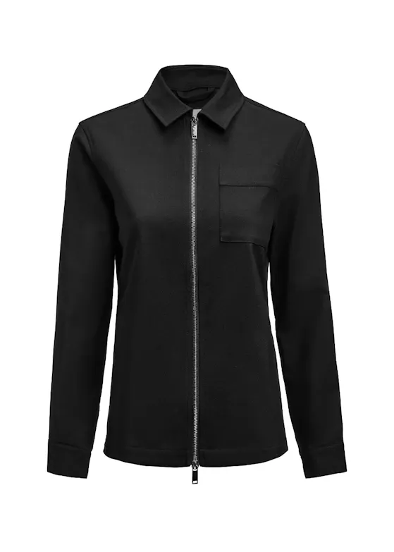 J. Harvest & Frost 2962203 Overshirt Modern Zip Stretch Regular Fit Dames