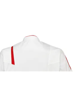 De Berkel zorgjas Lex wit/rood B2988326 miniatuur