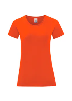 Fruit of The Loom F131 Iconic T-shirt Regular Fit Dames miniatuur