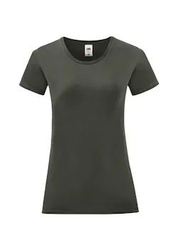 Fruit of The Loom F131 Iconic T-shirt Regular Fit Dames miniatuur