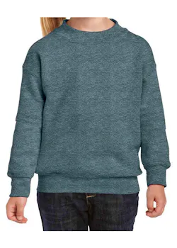 Gildan Sweat-shirt Crewneck Heavy Blend pour enfants thumbnail (vignette)