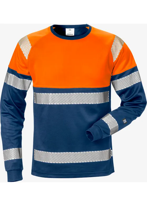 Fristads Hi Vis T-Shirt Met Lange Mouwen Klasse 1 7519 Thv