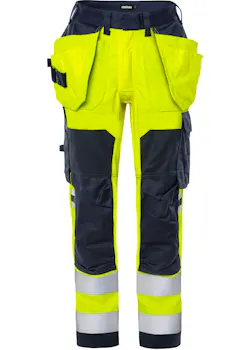 Fristads Flamestat Hogezichtbaarheids Dameswerkbroek Stretch Klasse 2 2164 ATHF