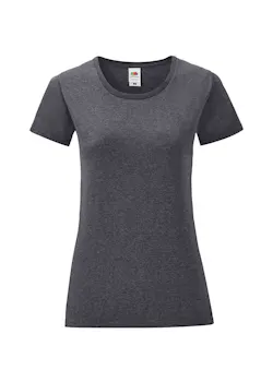 Fruit of The Loom F131 Iconic T-shirt Regular Fit Dames miniatuur