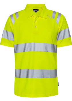 Fristads Hogezichtbaarheids Green 301022 Poloshirt High Vis Klasse 3 7861 GPST Stretch Trofta