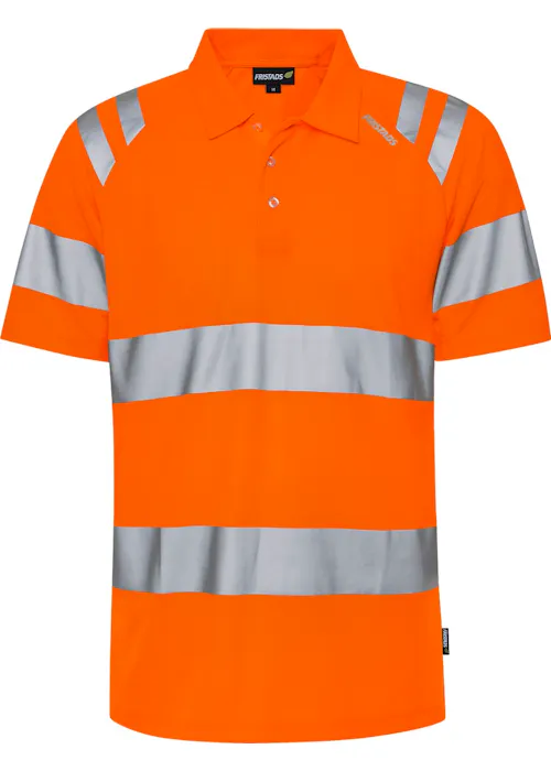 Fristads Hogezichtbaarheids Green 301022 Poloshirt High Vis Klasse 3 7861 GPST Stretch Trofta