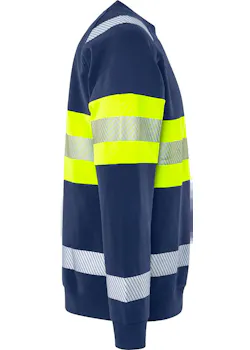 Fristads 301030 Sweater High Vis Klasse 1 7530 GKC Reflecterend Stiby miniatuur