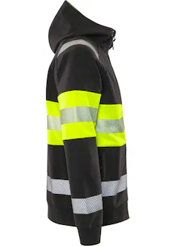 Fristads 301032 Sweater Met Capuchon High Vis Klasse 1 7532 GKC Reflecterend Stiby miniatuur