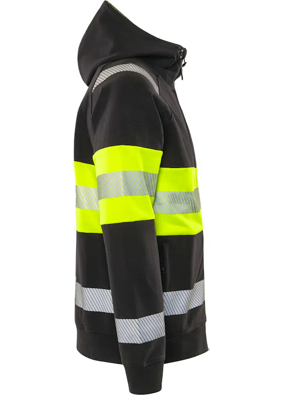 Fristads High Vis Sweatshirt mit Kapuze Klasse 1 7532 GKC