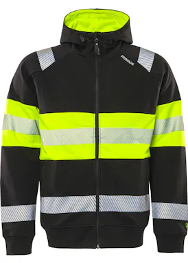 Fristads High Vis Sweatshirt mit Kapuze Klasse 1 7532 GKC