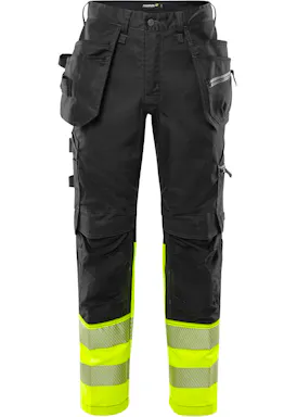 Fristads High-Vis Craftsman Stretchhose, Klasse 1, 2906 GWM