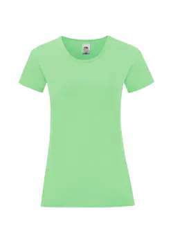 Fruit of The Loom F131 Iconic T-shirt Regular Fit Dames miniatuur