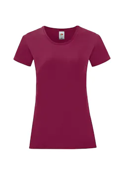 Fruit of The Loom F131 Iconic T-shirt Regular Fit Dames miniatuur