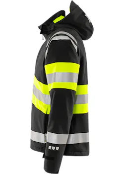 Fristads GLPS 4685 veste d’hiver haute visibilité vert stretch classe 1 imperméable coupe-vent thumbnail (vignette)