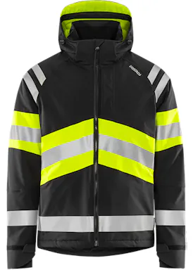 Fristads GLPS 4685 Winterjack High Vis Green Stretch Klasse 1 Wasserdicht Winddicht