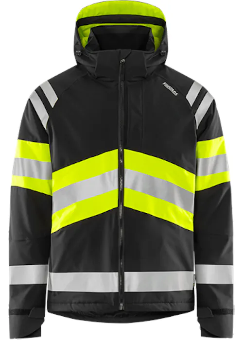 Fristads GLPS 4685 veste d’hiver haute visibilité vert stretch classe 1 imperméable coupe-vent