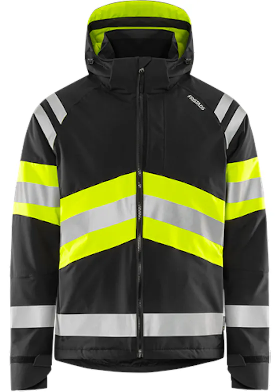 Fristads GLPS 4685 Winterjack High Vis Green Stretch Klasse 1 Wasserdicht Winddicht