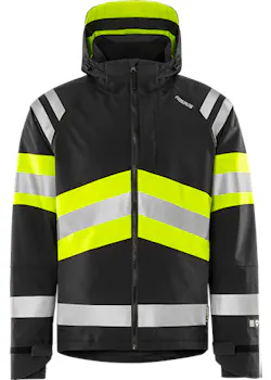 Fristads GLPS 4684 Shelljack High Vis klasse 1 Green Stretch Waterdicht Winddicht