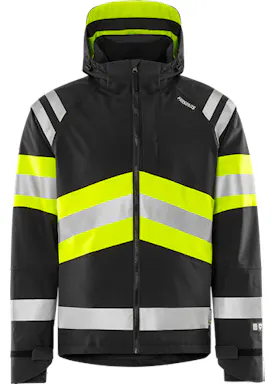 Fristads GLPS 4684 Shelljack High Vis klasse 1 Green Stretch Waterdicht Winddicht