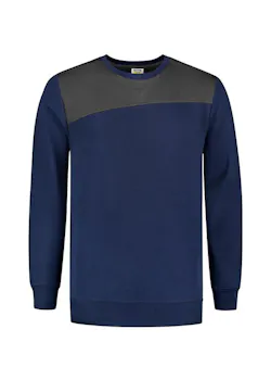 Tricorp 302013 Sweater Regular Fit Bicolor Naden miniatuur
