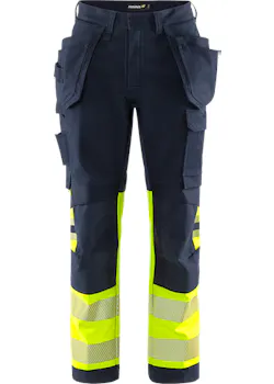 Fristads Flamestat Green 302175 Werkbroek Klasse 1 2951 GFS High Vis Dames