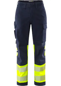 Fristads Flamestat Green 302177 Broek Klasse 1 2955 GFS High Vis Dames