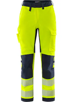 Fristads Flamestat Green 302179 Broek Klasse 2 2957 GFS High Vis Dames