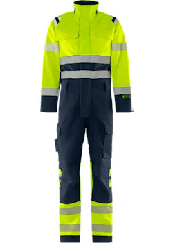 Fristads Flamestat Green 302182 Overall Klasse 3 8950 GFS High Vis Stretch