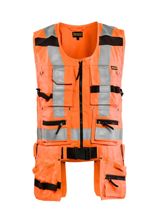 Blaklader 3032 Hi-Vis-Arbeitsweste Regular-Fit D-Ring