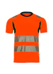 High Vis Oranje/Marineblauw