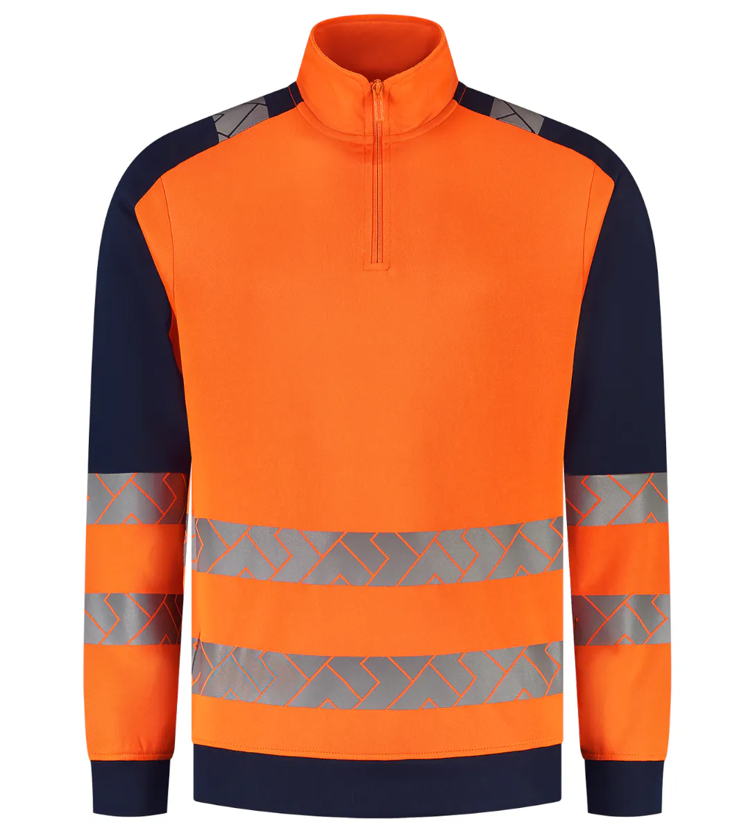 High Vis Oranje/Marineblauw