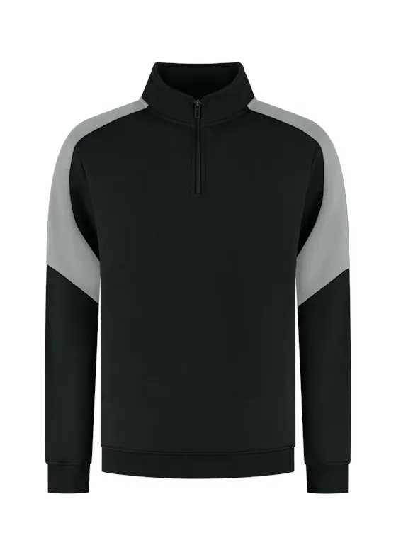 Tricorp 306111 Sweatshirt Bicolor Zip: Regular Fit Redefined