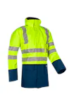 High Vis Geel/Marineblauw