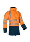 High Vis Oranje/Marineblauw
