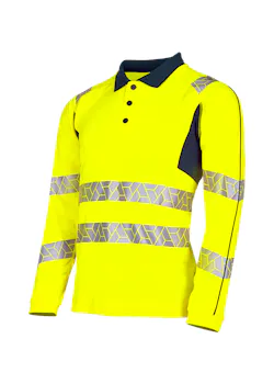 SYNQ Obvias Long 307WA2MT3 Werkpolo UV-Bescherming miniatuur