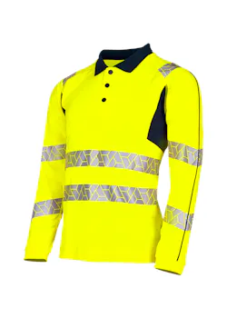 SYNQ Obvias Long 307WA2MT3 Werkpolo UV-Bescherming miniatuur