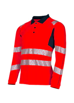 SYNQ Obvias Long 307WA2MT3 Werkpolo UV-Bescherming miniatuur