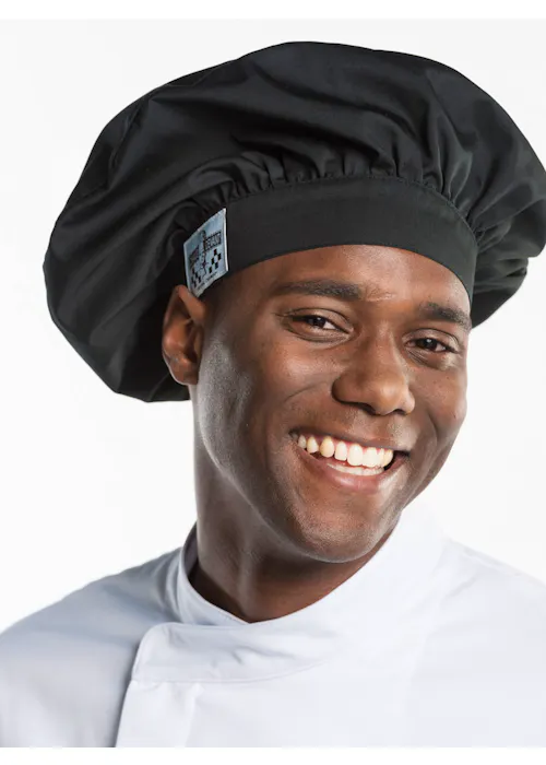 Chaud Devant Bonnet de chef Nero
