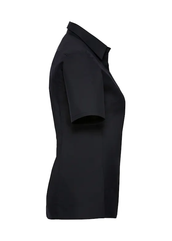 Russell Kurzärmeliges, tailliertes Ultimate-Stretch-Shirt für Damen