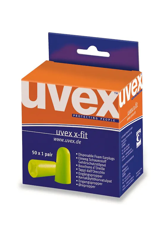 UVEX Ohrstöpsel X-Fit (50 Paare)