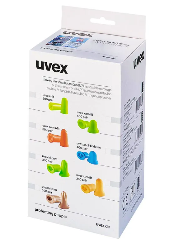 UVEX Com4-fit Nachfüllstöpsel (300 Paare)