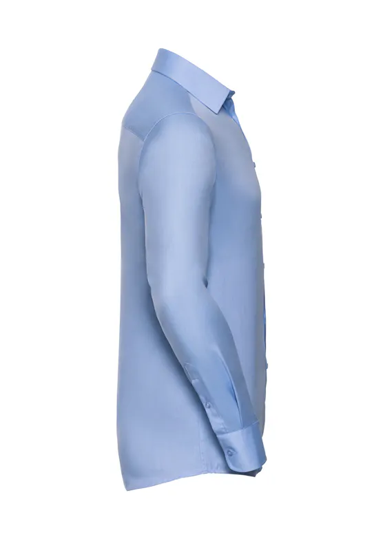 Russell Z962 Herringbone Shirt Long Sleeve Tailored Regular Fit